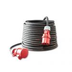 CEE Krachtstroomkabel 15 meter 400V 16A 5-polig 5x2,5 mm² contactmateriaal PCE SHARK 6h | 108100