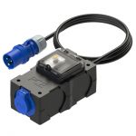 Adapterbox CEE 16A 3-polig naar Schuko met aardlek 200-250V~ / 50+60Hz - 9439125