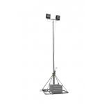 Lichtmast 6-12 meter compleet met 2 HQI gasontladingslampen 400 watt