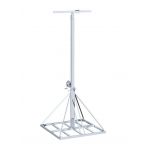 Lichtmast volledig gegalvaniseerd 3 - 6 meter uitschuifbaar | Sirius 600 - JSK Handelsonderneming