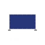 Bouwhekzeil | Bouwhekdoek | Bouwhekkleed | Werfhekzeil | PE 3.41 x 1.76m | kleur: blauw - JSK Handelsonderneming