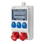 VOTHA® wandverdeler - bedraad - 1x CEE 32A / 1x CEE 16A / 3x contactdoos 230V - "WOLFSBURG" 063.113.0111