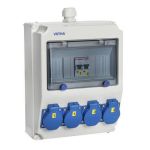 VOTHA® wandverdeler | 4x Contactdoos 230V~ | "WORMS" | 062.004.0020 - JSK Handelsonderneming