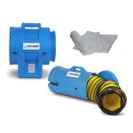 (Bouw)Stofafzuigset | DAF3900LSAU met CAN3900 | slang 7,6 meter en stofzak | Dryfast DAF 3900 LSAU