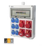 VOTHA WIESBADEN wandverdeler - bedraad met 2x CEE 32 A, 2x CEE 16 A, 6x WCD'S 230 V - 083.226.1120-2 - EAN: 4028232431610
