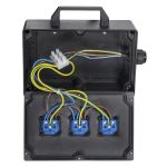 Rubberen verdeeldoos "GRÜNBERG" 3x 230V contactdoos met CEE 16A 400V 019.003.0000-1 - JSK Handelsonderneming
