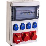 VOTHA® wandverdeler - 1x CEE 32A 400V~2x CEE 16A 400V~4x Contactdoos 230V "WERSAU" 056.124.1121 - JSK Handelsonderneming