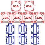 Volrubber verdeelkast / zwerfkast Alfa KE201 104492 - JSK Handelsonderneming