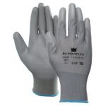 PU/polyester handschoen grijs