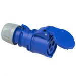 PCE Koppelcontactstop CEE 16A-230V 3P - type 213-6 IP44 - 6h- blauw - 42.000 - 632.136