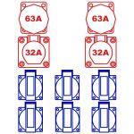 Volrubber verdeelkast / zwerfkast Alfa KE200 104491 - JSK Handelsonderneming