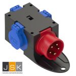 Compacte verdeler 16A | 3x contactdoos 230V | 943.0412 - JSK Handelsonderneming