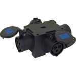 Plug & Music compacte verdeler zonder toevoerkabel 1x CEE 16A 400V - 3x Cee, 230V -  953.054 - JSK Handelsonderneming