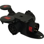 Plug & Music compacte verdeler zonder toevoerkabel 1x CEE 16A 400V - 3x Cee 16A 400V -  953.052 - JSK Handelsonderneming