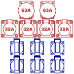 Volrubber verdeelkast / zwerfkast Alfa KE201N - 108196 - JSK Handelsonderneming