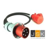 635=>325 - CEE Stroom adapter 63A 5p naar CEE 32A 5p 400V - ongezekerd - 635325