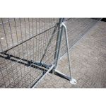 Bouwhek standaard gegalvaniseerd, A-voet