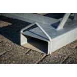 Opslagrek verzinkte dranghekken