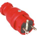 SIROX® volrubber stekker 250 Volt, rood, 10 stuks - 801.400.04 - JSK Handelsonderneming