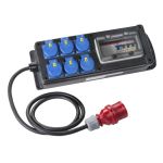 Volrubber verdeelbox "GOTHA" 6x Contactdoos 230 V~ - 052.006.0031 - JSK Handelsonderneming