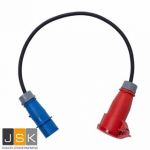 323>325 - Stroom adapter CEE 3-polig 32A naar CEE 5-polig 32 A | IP44 - 1446.323325