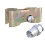 Sleutel high Security Heras  | Bouwhek dopsleutel High Security | Bouwhek-klemdop security met 3 sleufjes | Lockable Coupler Socket - JSK Handelsonderneming