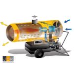 Oklima Heater / Heteluchtkanon Oklima SE 80 - Capaciteit 23 kW - 19.000 Kcal/h - Luchtverplaatsing 550 m³/h - Gratis bezorgd
