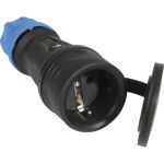 SIROX® XL volrubber contrastekker met deksel aan band zwart/blauw, 10 stuks - 801.516.06 - JSK Handelsonderneming