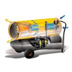 Oklima Heater / Heteluchtkanon SD 170 - Capaciteit 50 kW - 42.000 Kcal/h - Luchtverplaatsing 1400 m³/h - gratis bezorging - JSK Handelsonderneming