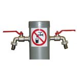 STANDLEIDING EIND GEISOL. MET 2 KRANEN 3/4" VOOR TYLEEN 32MM