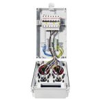 Wandverdeler - bedraad "WOLFSBURG" waterdicht | 1x CEE 32A 5p 400V | 1x CEE 16A 5p 400V | 2x schuko 230V | IP 67 | 063.112.1110-1 - JSK Handelsonderneming