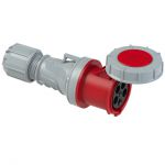 235-6 Koppelcontactstop 63A 5-polig, 400 V (50+60 Hz) rood, 6h IP67 POWER TWIST - 107702 - JSK Handelsonderneming