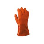 Showa 460 PVC Winterhandschoen Cold oranje | doos 60 paar | maten 8-10 | 2.42.00.460 | gratis bezorgingg - JSK Handelsonderneming