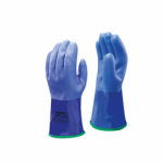 Showa 490 PVC Winterhandschoen Cold blauw | doos 60 paar | maten 8-10 | 2.42.00.490 | gratis bezorging - JSK Handelsonderneming