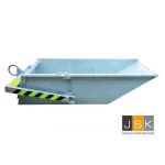 Puinkantelcontainer | Afval kantelcontainer | type KC-1 1.000 ltr. | 1 m³ 2000 Kg | NEN-13155 Aboma Keboma gekeurd - JSK Handelsonderneming