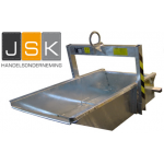 Puinkantelcontainer | Afval kantelcontainer | type KC-5 500 ltr. | 0,5 m³ 1000 Kg | NEN-13155 Aboma Keboma gekeurd - JSK Handelsonderneming