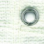 Bouwhek winddoek 176 cm x 341 cm, 150 (gr/m2), rondom gestikte zoom met extra bandversterking van geweven PE - JSK Handelsonderneming