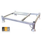 Stapelrek | Stapelpallet | Steigerrek | Stapeljuk | 1250x850mm | Model Layher inclusief Rongen | 1010.0030 - JSK Handelsonderneming