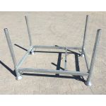 Stapelrek | Stapelpallet | Steigerrek | Stapeljuk | 1250x850mm | inclusief Rongen | 1010.0030 - JSK Handelsonderneming