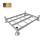 Stacking Rack (Euro-Rack) Small | Mobilrack | Stapelrack | Stapelrekken | Rongenpallet | Bandenrek | Afmetingen: L: 1530, B: 1165, H: 300 (mm) | Flexibele magazijnstelling - JSK Handelsonderneming