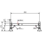 Stapelrek | Stapelpallet | Steigerrek | Stapeljuk | 1250x850mm | inclusief Rongen | 1010.0030 - JSK Handelsonderneming