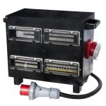 Verdeelkast rubber "GELNHAUSEN" | Toevoerkabel 2 meter met stekker 63A | 011.33X.33X0-1 | geen verzendkosten - JSK Handelsonderneming