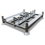 Verzinkt opslagrek voor A-Standaards | SKU: 2110012 | 28 A-Standaards - JSK Handelsonderneming