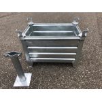 Steigerbak 80 x 50 x 40 cm gegalvaniseerd