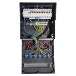 Wandverdeler bedraad Rubber 203mm 32A | 1x 32A 5p 400V | 2x 16A 5p 400V | 4x randaarde-contactdoos 230V | "Waldeck" 032.124.1120-1  - JSK Handelsonderneming