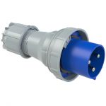 043-6 CEE-plug 125A 3-polig, 230 V (50+60 Hz) blauw, 6h IP67 POWER TWIST - 102267 - JSK Handelsonderneming