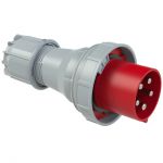 045-6 CEE-plug 125A 5-polig, 400 V (50+60 Hz) rood, 6h IP67 POWER TWIST - 102285 - JSK Handelsonderneming