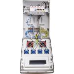 Wandverdeler bedraad  | 2x CEE 16 A 5p 380V | 4x schuko 16A 230V | "WERSAU" | 056.024.0121 - JSK Handelsonderneming