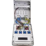 Wandverdeler lege behuizing voorbedraad | 1x CEE 32A 5p 380V | 1x CEE 16A 5p 380V | 4x schuko 16A 230V | "WERSAU" | 056.114.0000-V - JSK Handelsonderneming