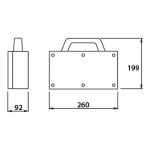 Veiligheidstrafo 1x uitgang 24V in kast Prisma 400VA | 107167 - JSK Handelsonderneming